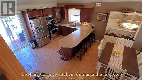 21 Christopher Cres, Moncton, NB - Indoor Photo Showing Kitchen With Double Sink