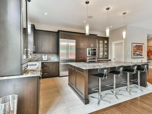 Kitchen - 51 Rue Balmoral, Morin-Heights, QC - Indoor Photo Showing Kitchen With Upgraded Kitchen