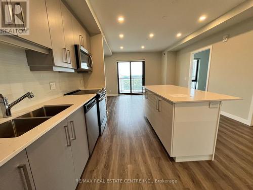 1411 - 15 Queen Street S, Hamilton, ON - Indoor Photo Showing Kitchen With Double Sink With Upgraded Kitchen