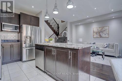 17 Zamek Street, Brampton, ON - Indoor Photo Showing Kitchen With Upgraded Kitchen