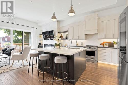 663 Oxford Street, Toronto, ON - Indoor Photo Showing Kitchen With Stainless Steel Kitchen With Upgraded Kitchen