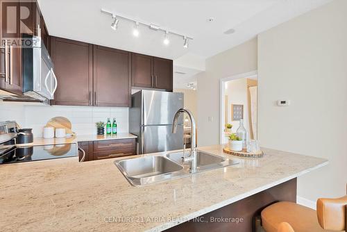 2307 - 3985 Grand Park Drive, Mississauga, ON - Indoor Photo Showing Kitchen With Double Sink With Upgraded Kitchen