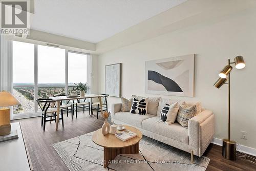 2307 - 3985 Grand Park Drive, Mississauga, ON - Indoor Photo Showing Living Room