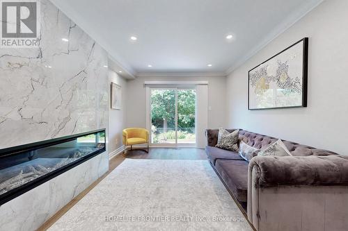 1436 Livingston Road, Oakville (Iroquois Ridge South), ON - Indoor Photo Showing Living Room With Fireplace