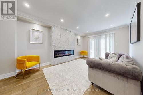 1436 Livingston Road, Oakville (Iroquois Ridge South), ON - Indoor Photo Showing Living Room With Fireplace