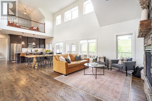 16 Gelderland Crescent, Oro-Medonte, ON - Indoor Photo Showing Living Room With Fireplace