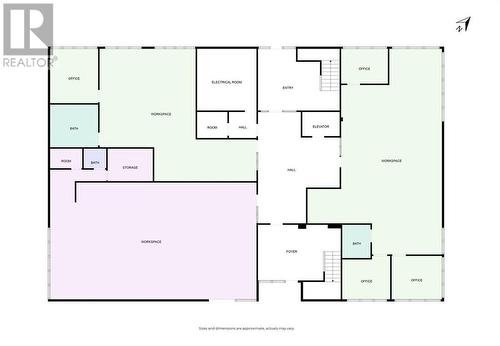 Main Floor Floorplan - 100 Colborne Street W, Orillia, ON 