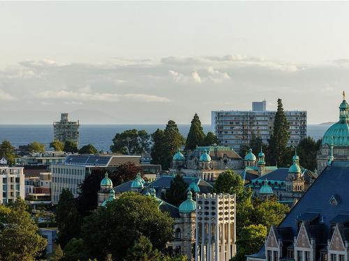 1406-707 Courtney St, Victoria, BC - Outdoor With Body Of Water With View