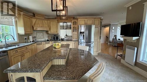 241 Beaulieu Road, Saint-François-De-Madawaska, NB - Indoor Photo Showing Kitchen With Double Sink