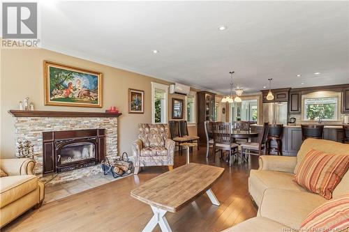 211 Shediac Road, Moncton, NB - Indoor Photo Showing Living Room With Fireplace