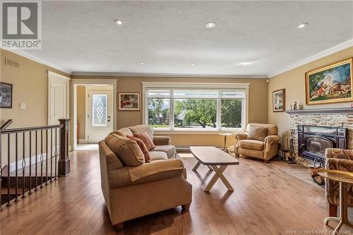 211 Shediac Road, Moncton, NB - Indoor Photo Showing Living Room With Fireplace