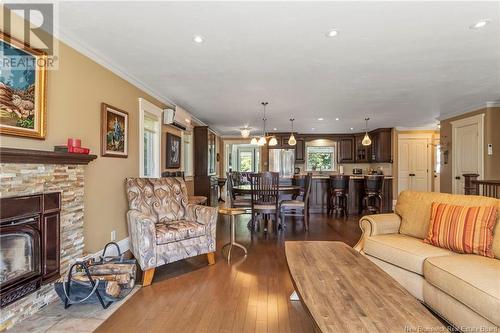 211 Shediac Road, Moncton, NB - Indoor Photo Showing Living Room With Fireplace