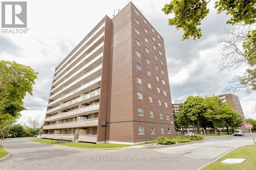 402 - 3555 Derry Road E, Mississauga, ON - Outdoor With Balcony With Facade