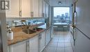 405 - 3 Rean Drive, Toronto C15, ON  - Indoor Photo Showing Kitchen With Double Sink 