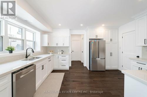 298 South Kingsway S, Toronto, ON - Indoor Photo Showing Kitchen With Double Sink