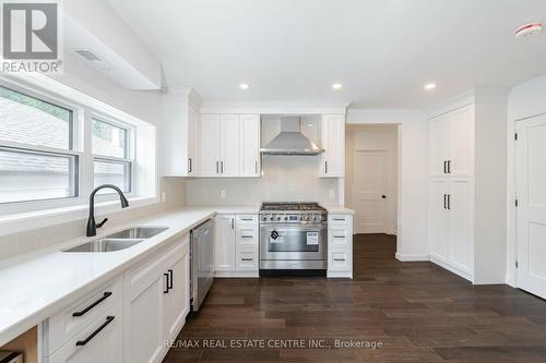 298 South Kingsway S, Toronto, ON - Indoor Photo Showing Kitchen With Double Sink