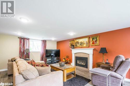 129 Leland Drive, Belleville, ON - Indoor Photo Showing Living Room With Fireplace