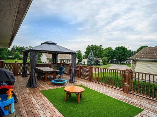 Patio - 13 Rue Mady, Lachute, QC - Outdoor With Deck Patio Veranda With Exterior