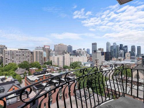 Balcon - 902-3465 Rue Redpath, Montréal (Ville-Marie), QC - Outdoor With View