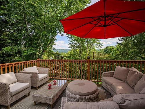 Balcony - 126 Ch. Des Geais-Bleus, Piedmont, QC - Outdoor With Deck Patio Veranda