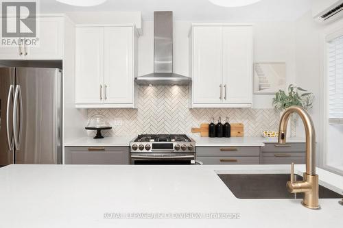 27 Wright Avenue, Toronto, ON - Indoor Photo Showing Kitchen With Double Sink With Upgraded Kitchen