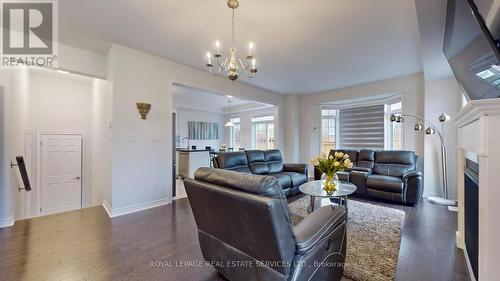 3440 Eternity Way, Oakville, ON - Indoor Photo Showing Living Room With Fireplace