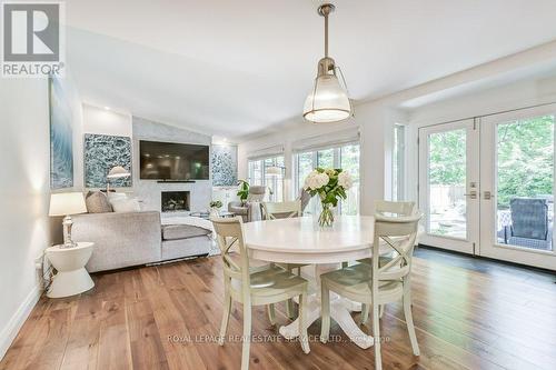 284 Lawson Street, Oakville, ON - Indoor Photo Showing Dining Room With Fireplace