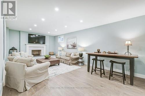 284 Lawson Street, Oakville, ON - Indoor Photo Showing Living Room With Fireplace