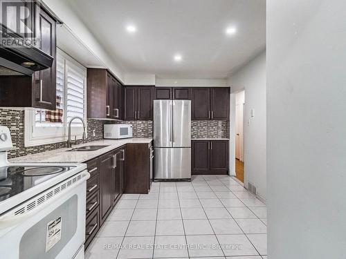 726 Brimorton Drive, Toronto, ON - Indoor Photo Showing Kitchen With Double Sink