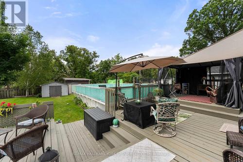 235 Pefferlaw Road, Georgina (Pefferlaw), ON - Outdoor With Deck Patio Veranda With Exterior