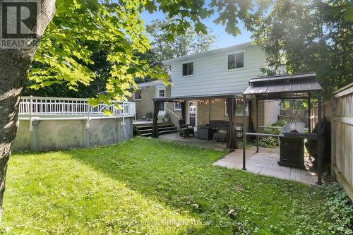 35 Jills Court, Barrie, ON - Outdoor With Above Ground Pool With Deck Patio Veranda