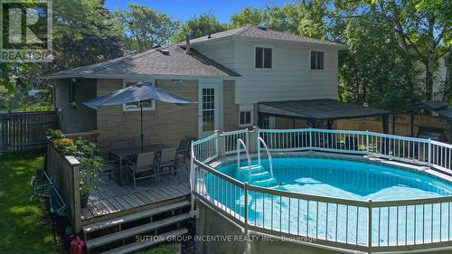 35 Jills Court, Barrie, ON - Outdoor With Above Ground Pool With Exterior