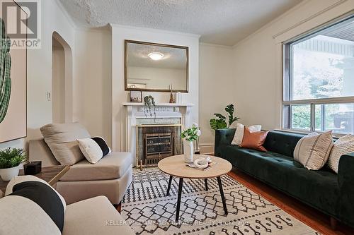 171 Ronan Avenue, Toronto, ON - Indoor Photo Showing Living Room With Fireplace