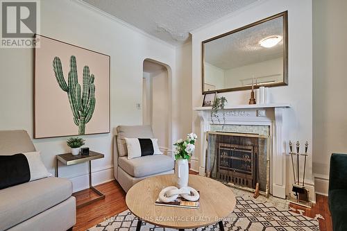 171 Ronan Avenue, Toronto, ON - Indoor Photo Showing Living Room With Fireplace