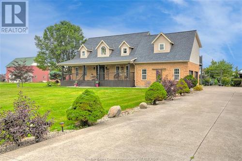 323 County Rd 27 East, Kingsville, ON - Outdoor With Deck Patio Veranda With Facade