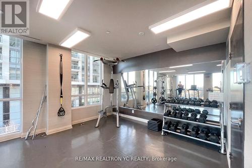 1005 - 59 Annie Craig Drive, Toronto, ON - Indoor Photo Showing Gym Room