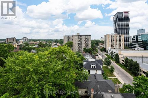 Balcony off Primary Bedroom - 903 - 544 Talbot Street, London, ON - Outdoor With View