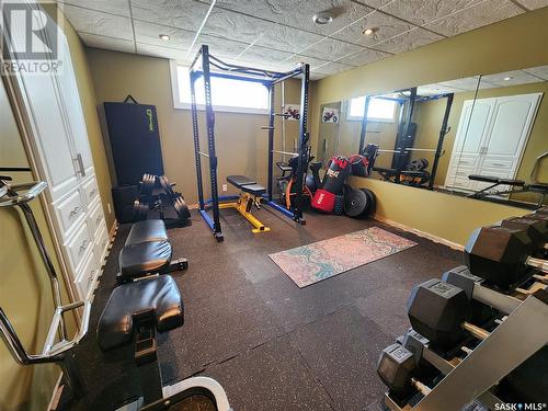 726 Bertrand Avenue, Radville, SK - Indoor Photo Showing Gym Room