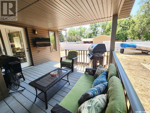 726 Bertrand Avenue, Radville, SK - Outdoor With Deck Patio Veranda With Exterior