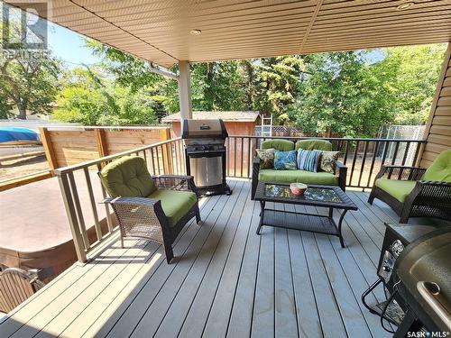 726 Bertrand Avenue, Radville, SK - Outdoor With Deck Patio Veranda With Exterior