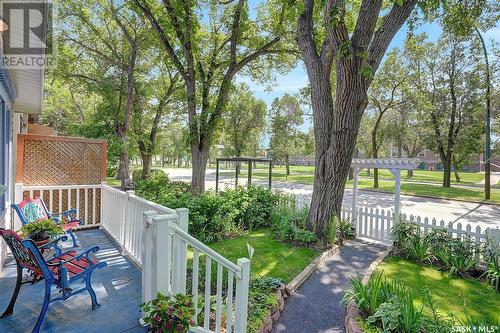 1314 College Avenue, Regina, SK - Outdoor With Deck Patio Veranda