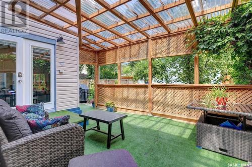 1314 College Avenue, Regina, SK - Outdoor With Deck Patio Veranda