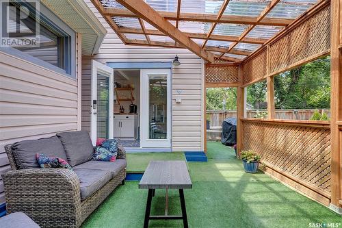 1314 College Avenue, Regina, SK - Outdoor With Deck Patio Veranda With Exterior