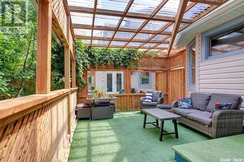 1314 College Avenue, Regina, SK - Outdoor With Deck Patio Veranda With Exterior