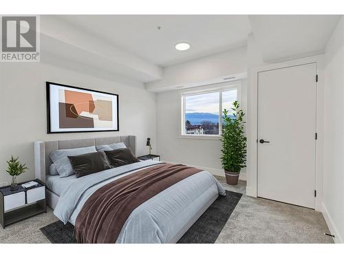 1220 Pacific Avenue Unit# 404, Kelowna, BC - Indoor Photo Showing Bedroom