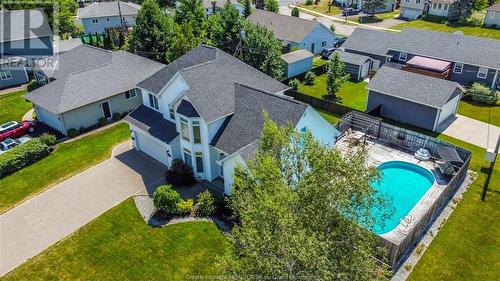 126 Firestone Dr, Moncton, NB - Outdoor With Above Ground Pool With View