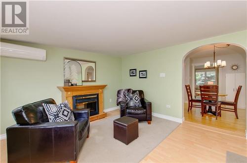 40 Osprey Road, Upper Coverdale, NB - Indoor Photo Showing Living Room With Fireplace