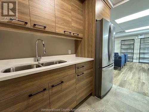 190 Main Street Unit# 301, Kingsville, ON - Indoor Photo Showing Kitchen With Double Sink