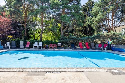 317-1056 Bernard Avenue, Kelowna, BC - Outdoor With In Ground Pool With Backyard