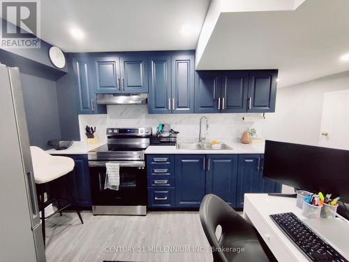 Bsmt - 21 Tessler Crescent, Brampton, ON - Indoor Photo Showing Kitchen With Double Sink